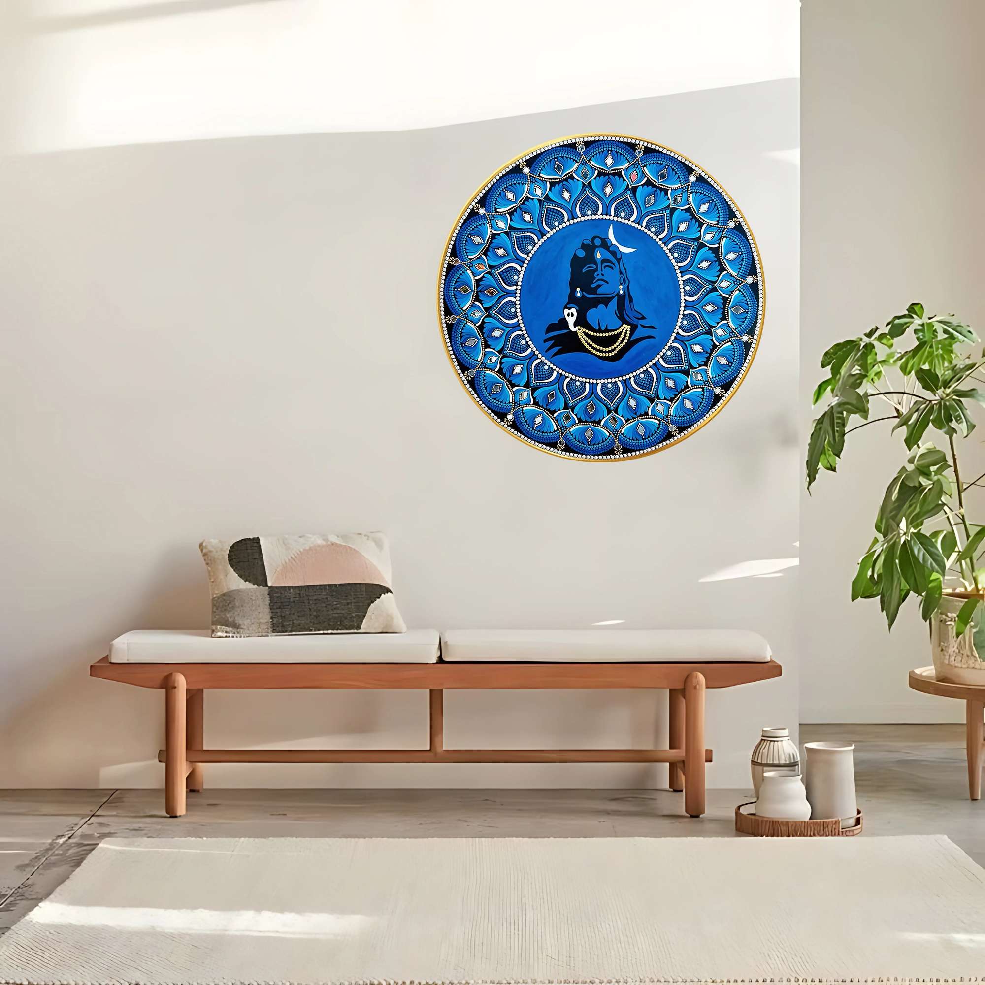 Round Wall Painting - Image 3